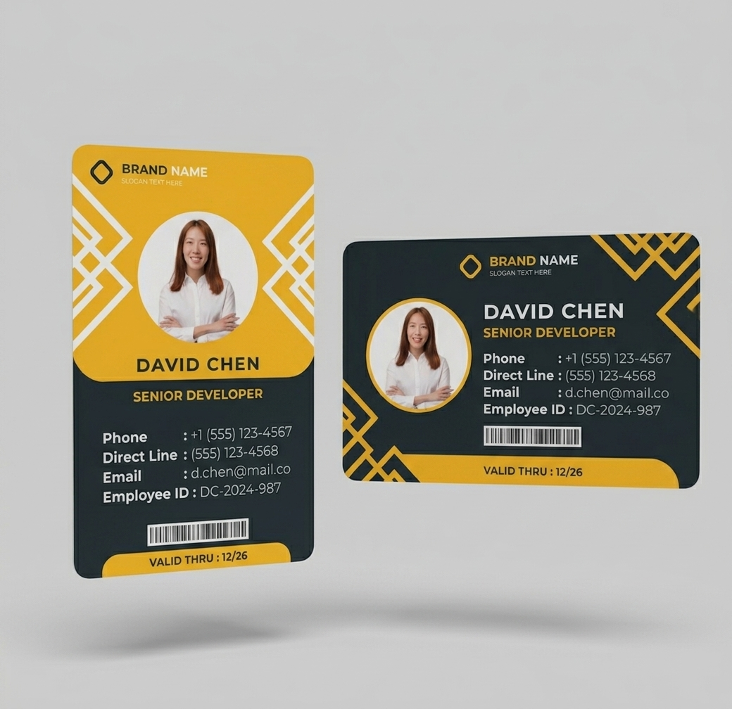 PVC ID Card Printing | Professional ID Card Design and Print